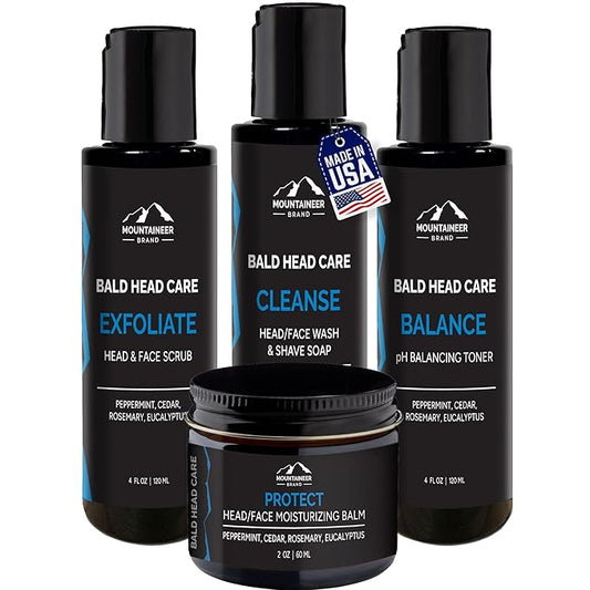 Mountaineer Brand Bald Head Care Gifts Moisturizing