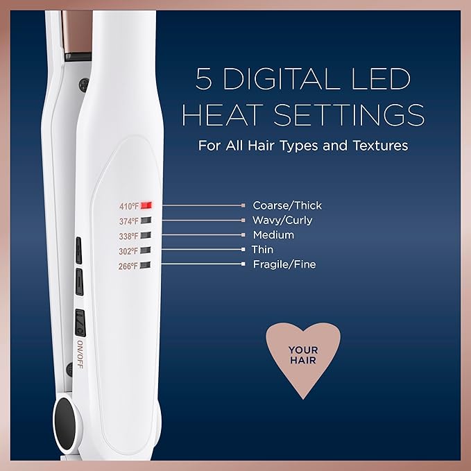 Conair Double Ceramic Flat Iron, 1/2-inch