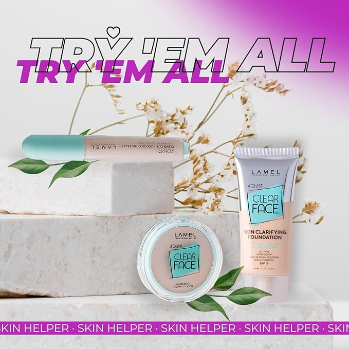 Lamel- Oh my Clear Face Foundation-405 Buff Beige 40ml