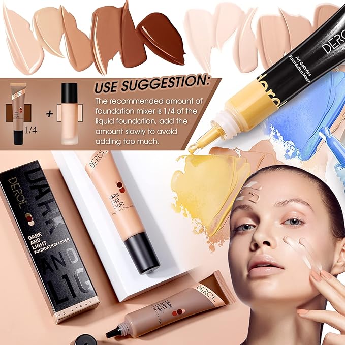 Light Cream Foundation Mixing Pigment for Adjusting Shade (Light Cream)