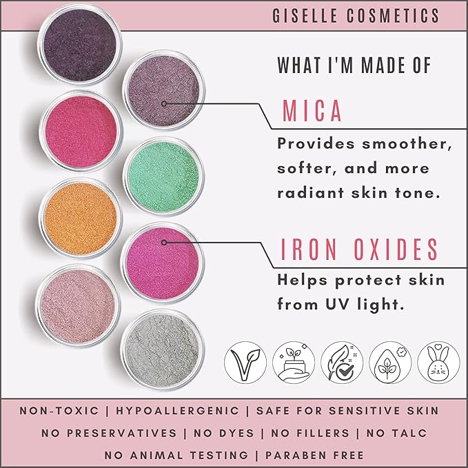 Loose Mineral Eyeshadow and Contouring Palette - Lolly