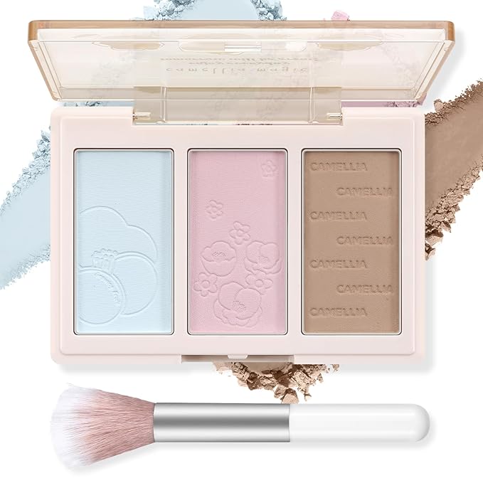 Boobeen Blush Contour Highlighter Makeup Palette - 3 the Face