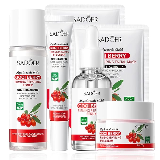Goji Berry Skincare Sets, 6 In Aging