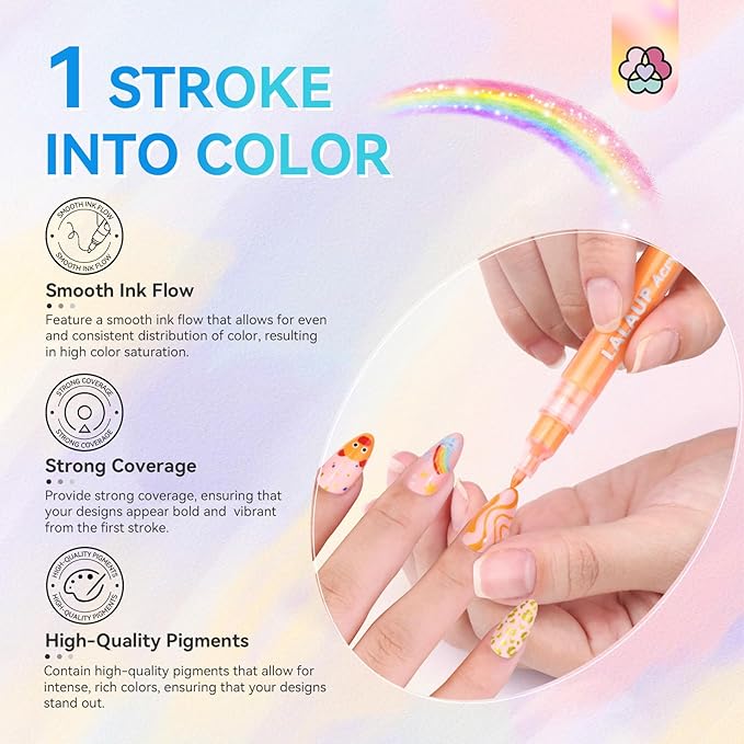 Saviland 12 colors nail art