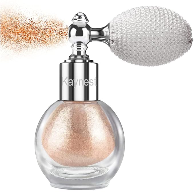 Highlighter Powder Spray, Longwear Glitter Spray for Body,