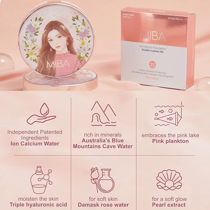 MIBA Ion Calcium Foundation Double Cushion RX 25 25 g