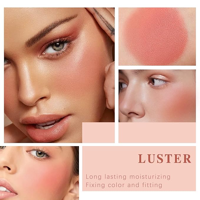 Cream Blush Stick for Cheeks Makeup,Waterproof Blush Face