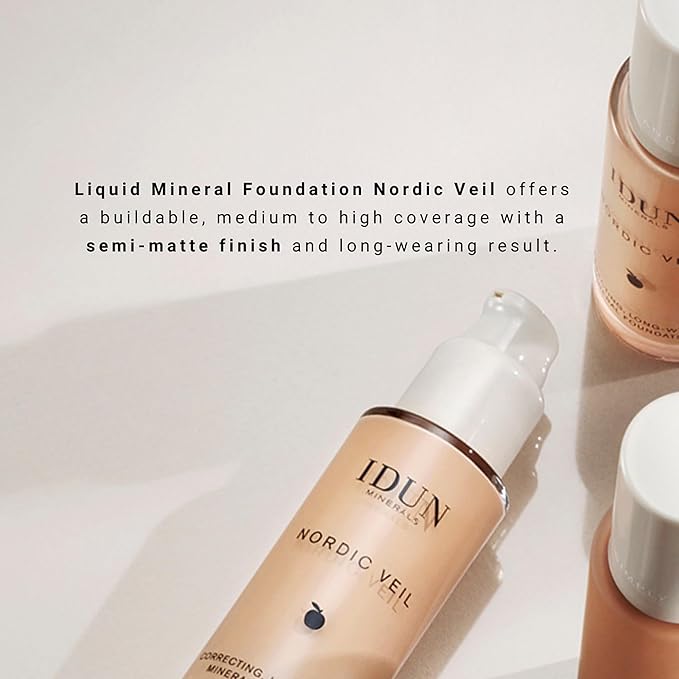 Nordic Veil Foundation - Full and Poreless Coverage, - 0. 88 oz