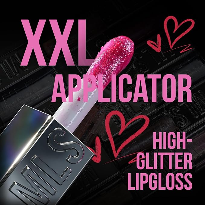 Mirror Glitter Lipstick, Sparkling Shimmer High Pigment Waterproof Long Lasting Lip Gloss, Shimmer Moisturizer Lip Gloss, Diamond Shiny Bold Glow Lip Stain for Lip Makeup (C16, 0.11 fl.oz)