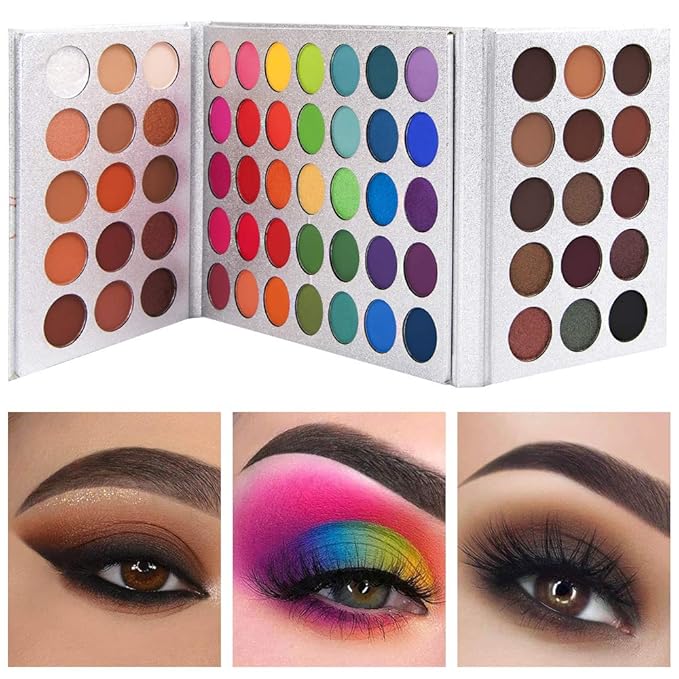 Eyeshadow Palette 65 Colors + 20pcs Makeup Brushes