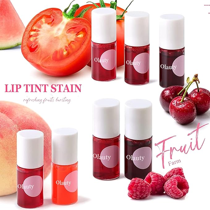 ZARICS 2 Pcs Lip Tint Stain Set, Long Long