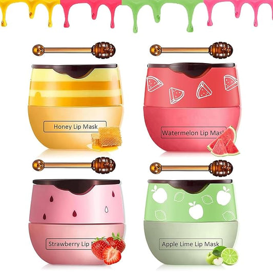 4 PCS Bee Lip Balm Honey Lines