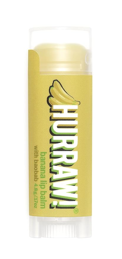 Hurraw! Banana Lip Balm: Organic, Certified