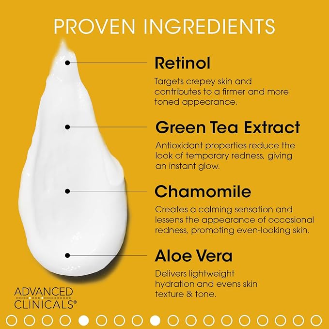 Advanced Clinicals Retinol Body Lotion + Brightening