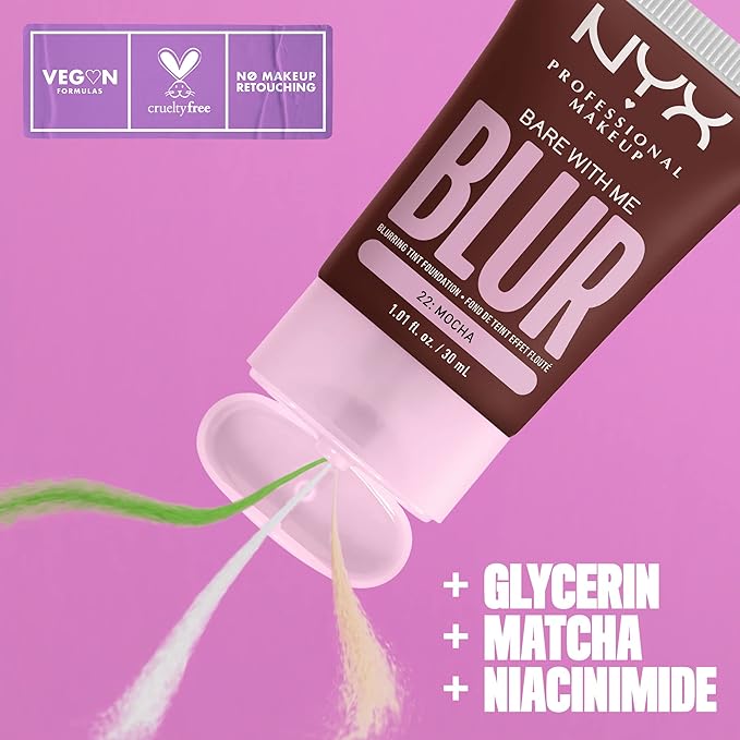 NYX PROFESSIONAL MAKEUP Bare With Me Blur Skin - Mocha