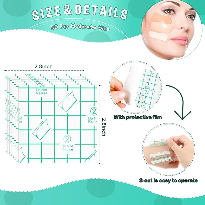 50 Pieces Hand Palette, Single Use Makeup Hand