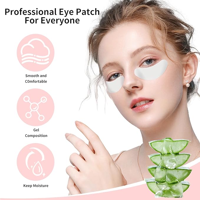 50pairs eyelash extension gel patches