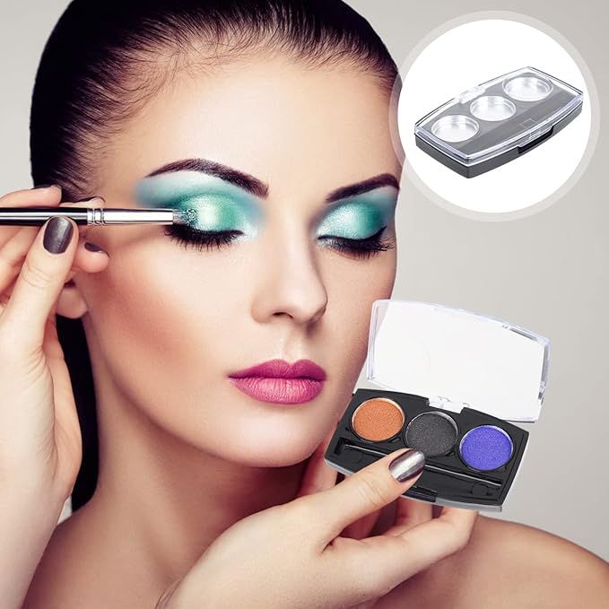 10Pcs Empty Magnetic Eyeshadow Palette Empty Eyeshadow Pans