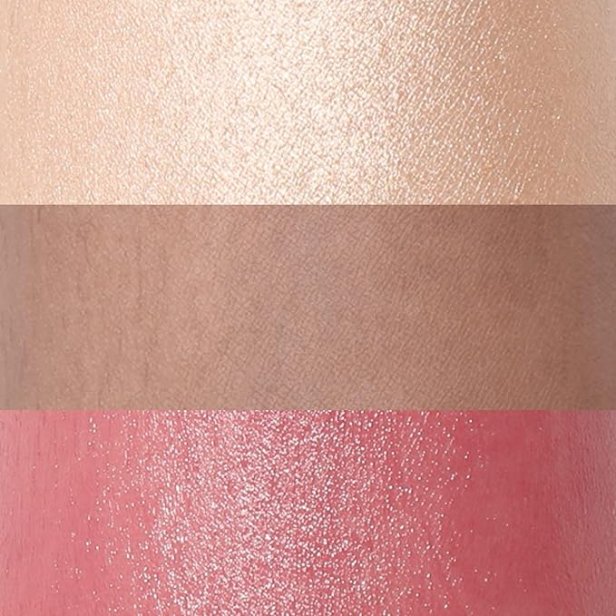 FOCALLURE 3 Pcs Cream Contour Sticks,Shades with Highlighter Finishing Makeup,LIGHT-MEDIUM