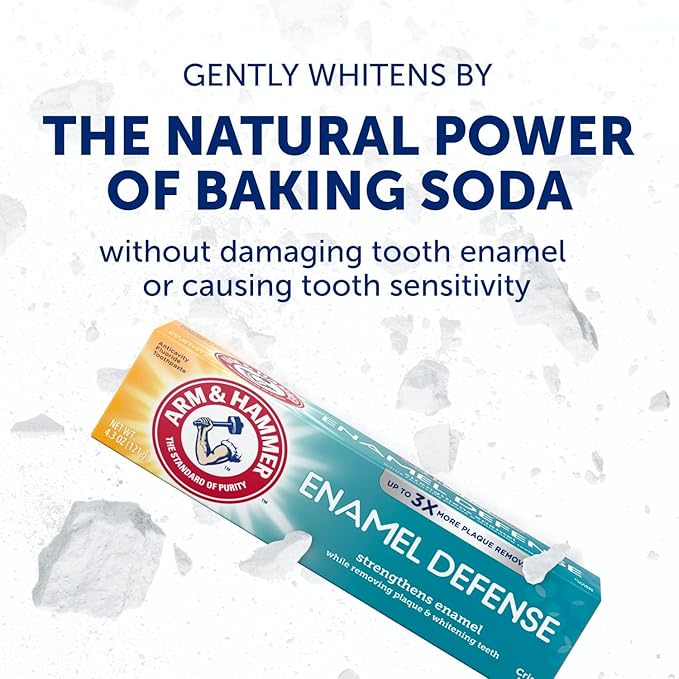 ARM & Hammer Truly Radiant Whitening & Enamel Strengthening Toothpaste Fresh Mint 4.3oz - 2 Pack by Arm & Hammer