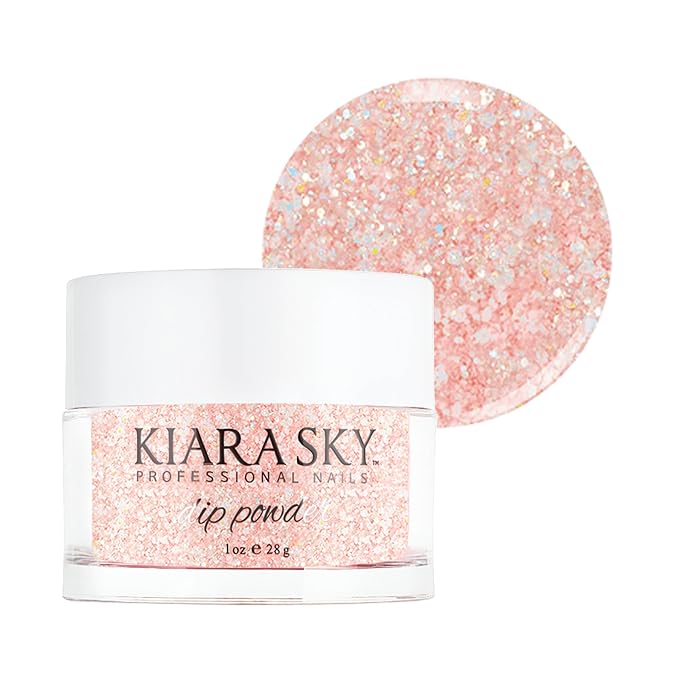 Kiara Sky Long Lasting Nail Dip Powder Pink Of Sparkle 1 oz