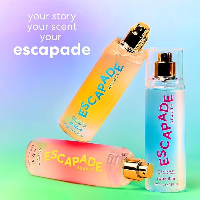 Trio Gift Set: So Alive, Soak it In, Cozy Up - Hair and Body Fragrance Mist - (3), 4.2oz each