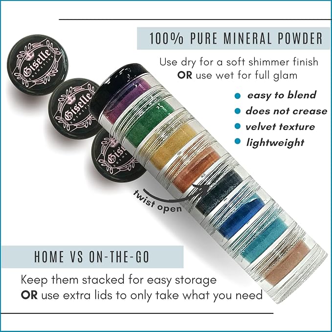 Loose Mineral Eyeshadow and Contouring Palette