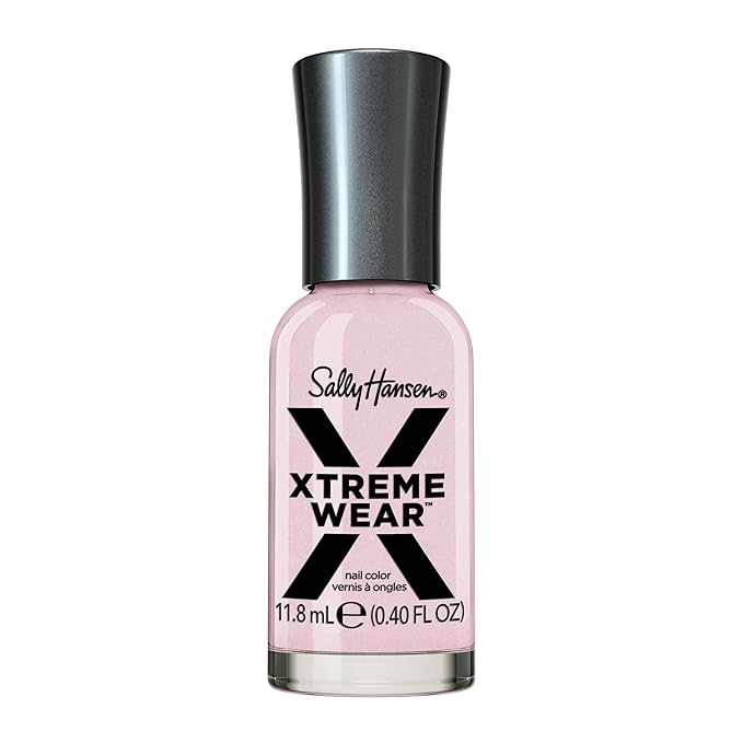 Sally Hansen Xtreme Wear, Rose Water, Nail Polish, Doesn't Chip, Beautiful Colors, Long Lasting, Fade Resistant, Easy to Apply, 0.4oz