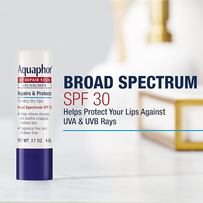 Aquaphor Lip Repair Stick with Sunscreen, Oz