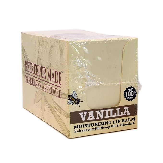 Beeswax Bulk Lip Balm, 40 Count (Vanilla)