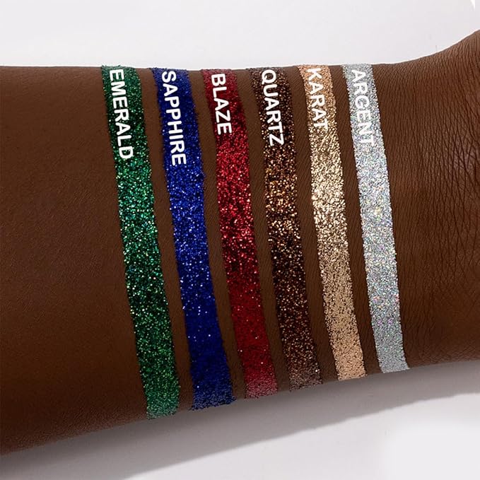 Glitter Eyeshadow Palette, Pressed Pigmented Mineral Ultra Eyeshadow