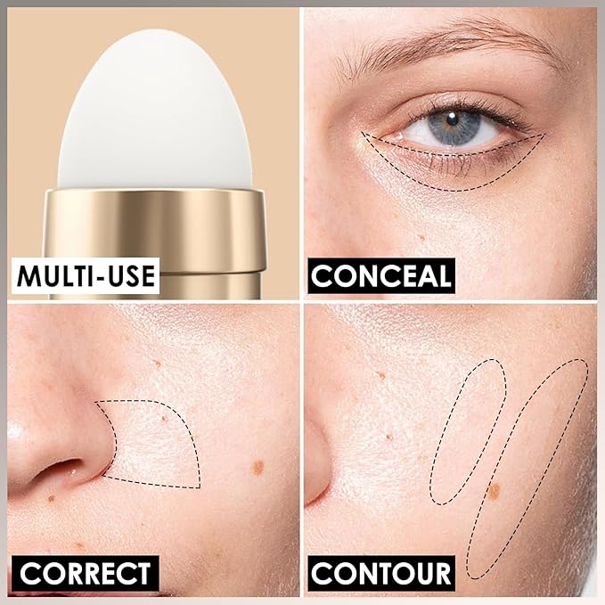FOCALLURE FIX CORRECTOR Concealer Stick, Full Coverage Concealer NE01 SUNDAE