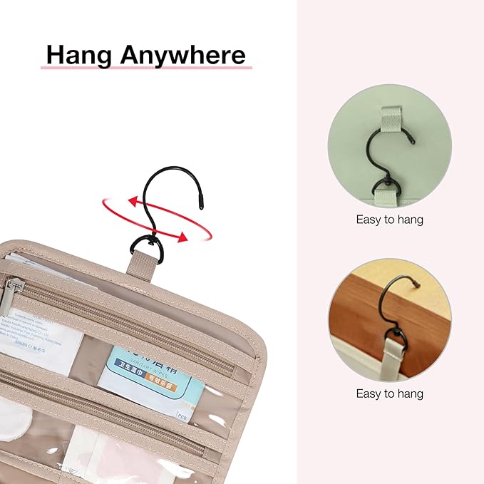 Bagsmart toiletry bag hanging travel