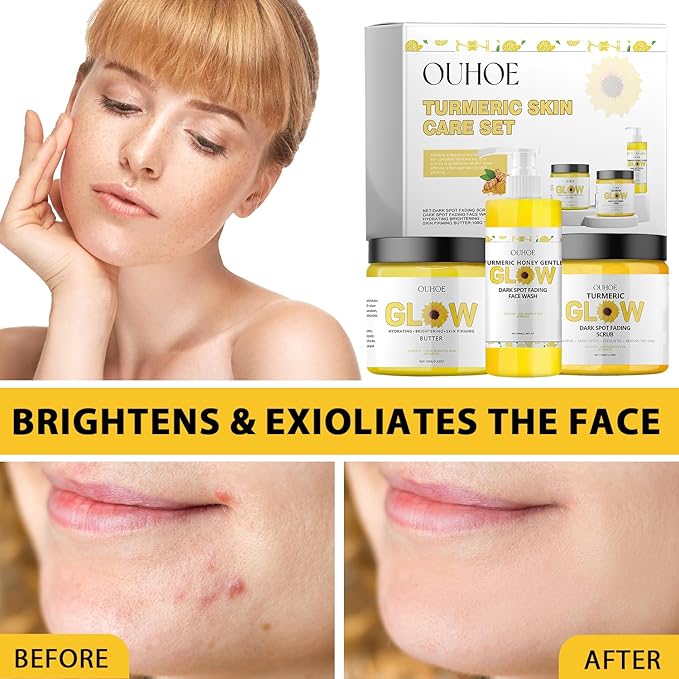 Glow Combo Skincare Set,3 In 1