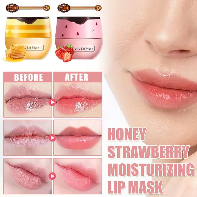 Bee Lip Balm Honey Pot,3 PCS Lines