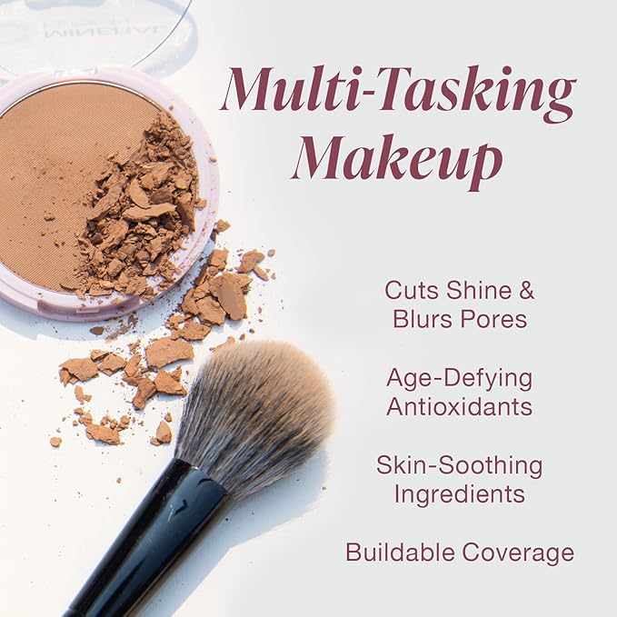 Mineral Fusion Pressed Powder Foundation, Olive 1 - Cruelty-Free, . 0.32 Oz