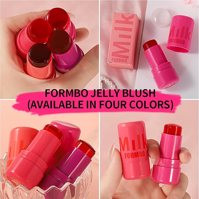 Cooling Water Jelly Tint Blush Makeup Blush Stick 0.18 Oz