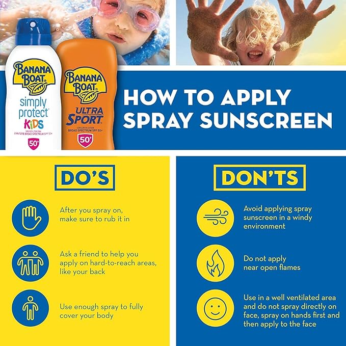 Banana Boat Kids Max Protect & Play Broad Spectrum Sunscreen SPF 100 4 oz