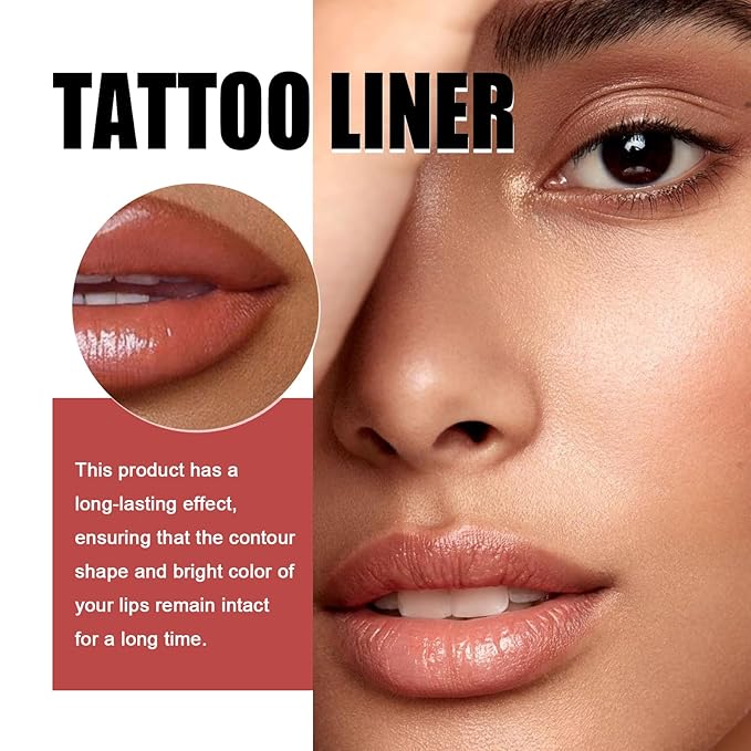 3PCS Peel Off Lip Liner, Lip Liner Tattoo Long
