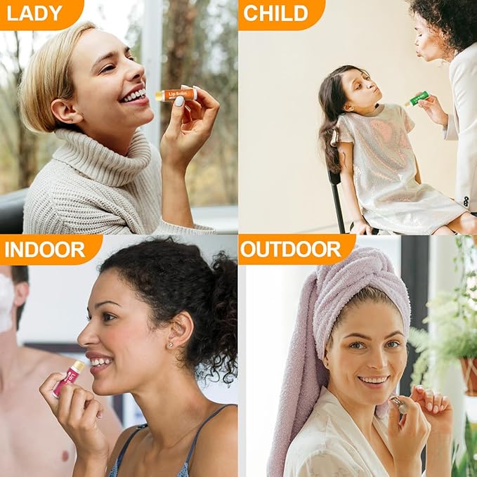 84 Pack Natural Lip Balm Bulk