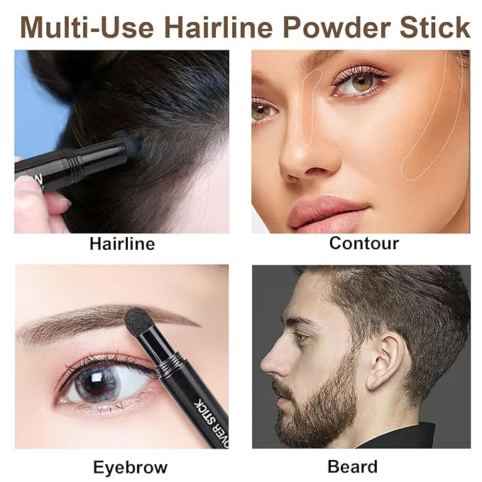 Hairline Powder Stick, Dark Brown
