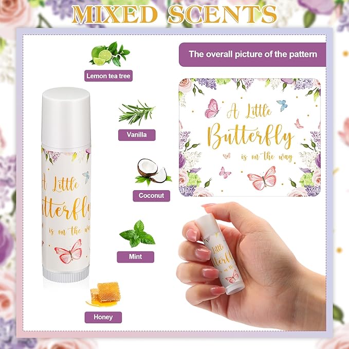 Fumete 50 Pack Butterfly Baby Shower Classroom