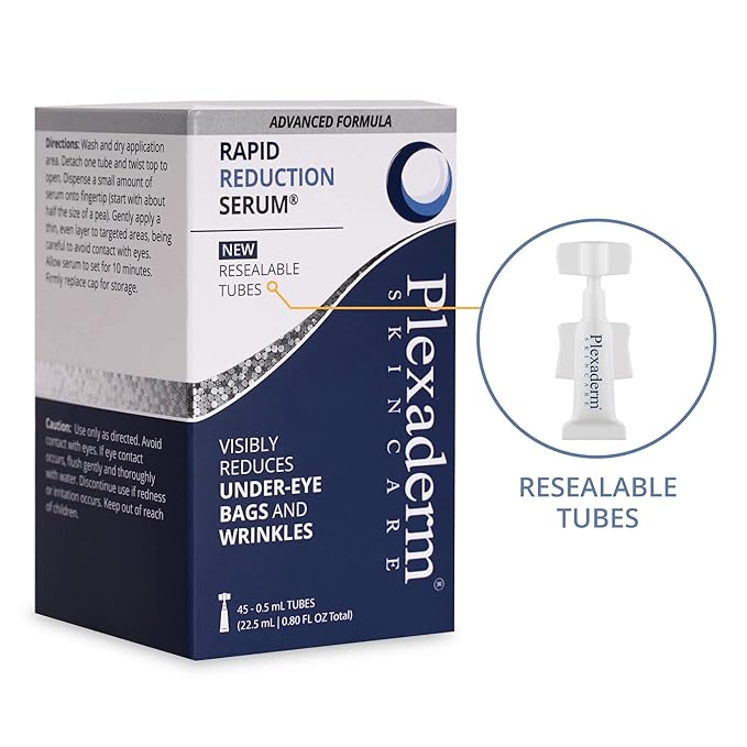 Plexaderm rapid reduction eye serum