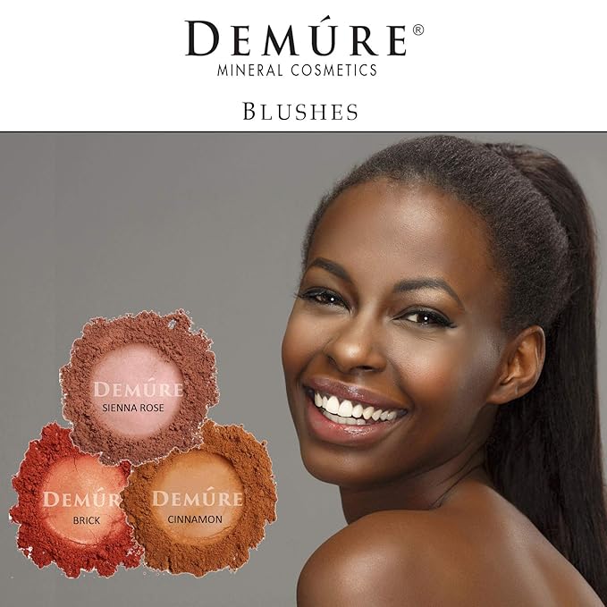 Demure Mineral Blush Makeup (Cinnamon), Loose Powder Makeup, By Demure