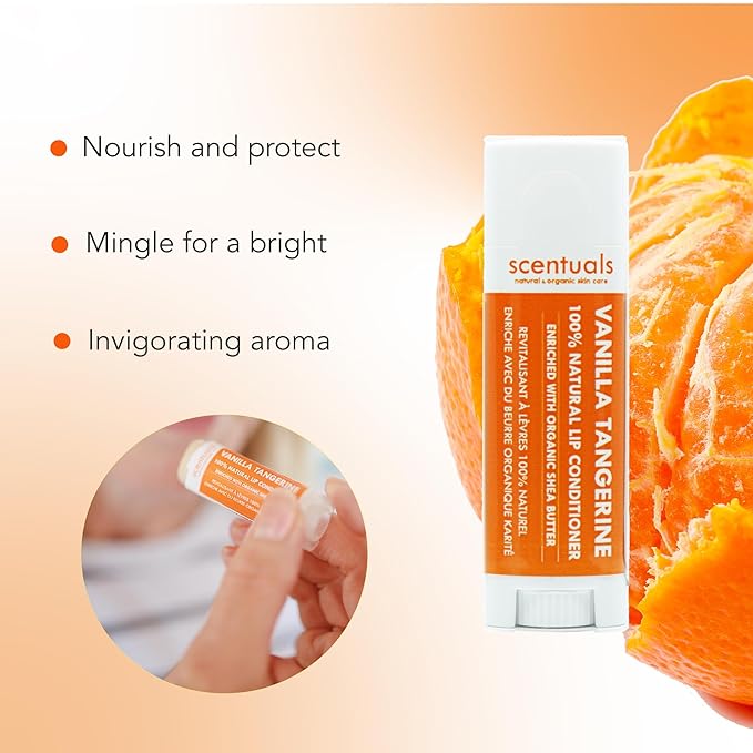 Lip Balm Vanilla Tangerine Set of Natural