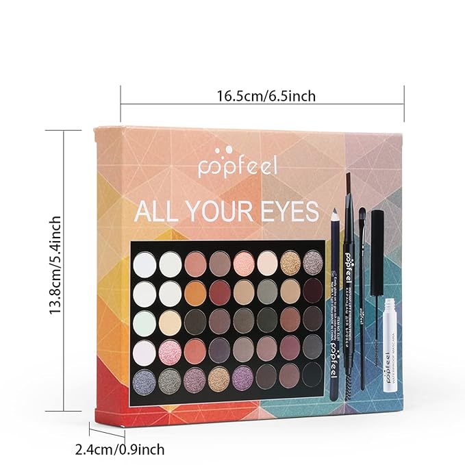 40 Colors Eyeshadow Palette All-in-one Holiday Makeup Gift