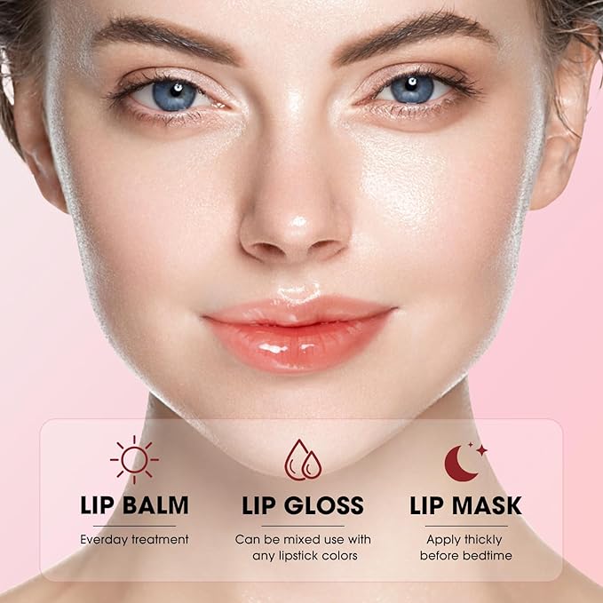 4 Pack Get Glossy Lip Oil Set - Get