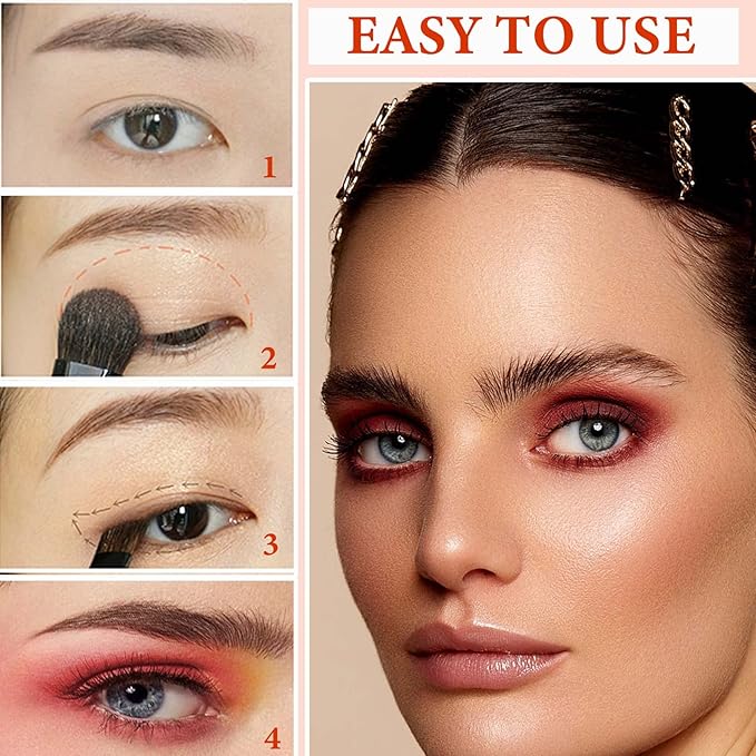 12 Color Naked Eyeshadow Palette,Matte Earth Color Eyeshadow,Natural