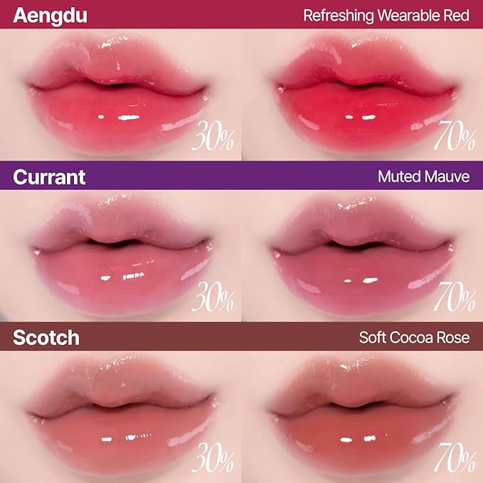 3D Voluming Gloss 70% (Rich) | Sorbet 70% l High Shine, Non-Sticky Lip Gloss for Makeup | Long-Lasting, Moisturizing Gel Formula | 30%, 70% Pigment Options | 5.3g