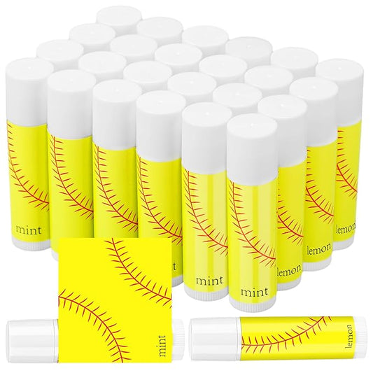 24 Pcs Softball Lip Balm Softball Supplies